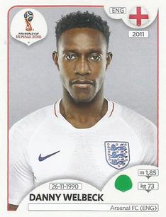2018 Panini FIFA World Cup: Russia 2018 Update Stickers #586 Danny Welbeck Front