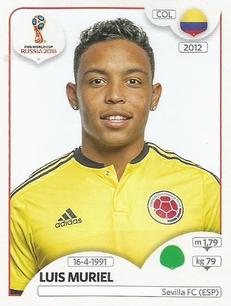2018 Panini FIFA World Cup: Russia 2018 Update Stickers #650 Luis Muriel Front