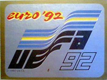 1992 Panini Euro '92 Stickers #1 Official Emblem Front