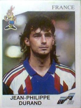 1992 Panini Euro '92 Stickers #56 Jean-Philippe Durand Front