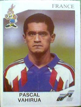 1992 Panini Euro '92 Stickers #60 Pascal Vahirua Front