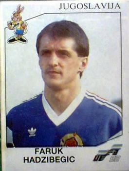 1992 Panini Euro '92 Stickers #76 Faruk Hadzibegic Front