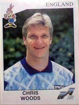 1992 Panini Euro '92 Stickers #95 Chris Woods Front