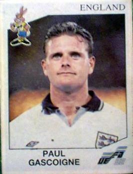 1992 Panini Euro '92 Stickers #103 Paul Gascoigne Front