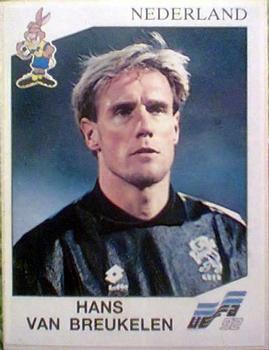 1992 Panini Euro '92 Stickers #119 Hans Van Breukelen Front