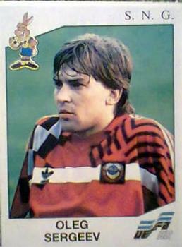 1992 Panini Euro '92 Stickers #188 Oleg Sergeyev Front