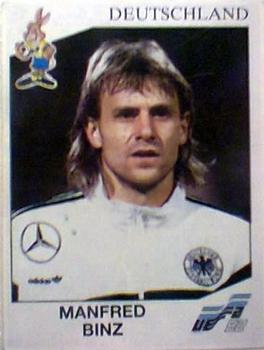1992 Panini Euro '92 Stickers #197 Manfred Binz Front