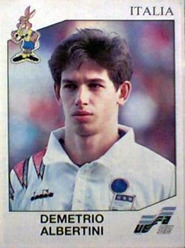 1992 Panini Euro '92 Stickers #244 Demetrio Albertini Front