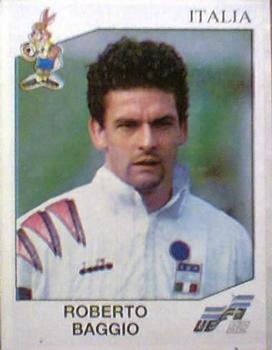 1992 Panini Euro '92 Stickers #251 Roberto Baggio Front