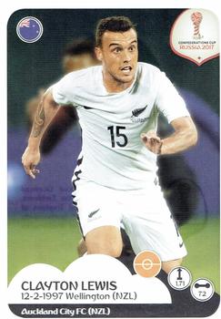 2017 Panini FIFA Confederations Cup Russia #77 Clayton Lewis Front