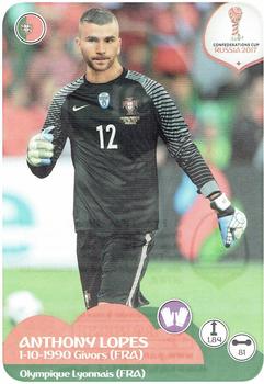 2017 Panini FIFA Confederations Cup Russia #91 Anthony Lopes Front