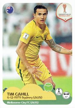 2017 Panini FIFA Confederations Cup Russia #223 Tim Cahill Front