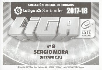 2017-18 Panini LaLiga Santander Este Stickers #319 Sergio Mora Back