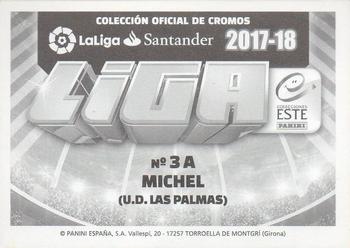 2017-18 Panini LaLiga Santander Este Stickers #373 Michel Back