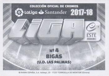 2017-18 Panini LaLiga Santander Este Stickers #375 Pedro Bigas Back
