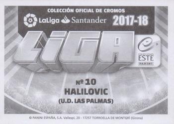 2017-18 Panini LaLiga Santander Este Stickers #382 Alen Halilovic Back
