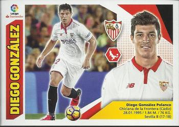 2017-18 Panini LaLiga Santander Este Stickers #554 Diego Gonzalez Front