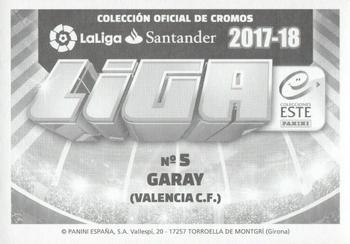 2017-18 Panini LaLiga Santander Este Stickers #585 Ezequiel Garay Back
