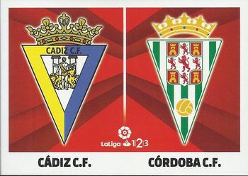 2017-18 Panini LaLiga Santander Este Stickers - LaLiga 1/2/3 #3 Escudos Cádiz / Córdoba Front