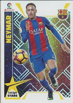 2017-18 Panini LaLiga Santander Este Stickers - LaLiga Stars #17 Neymar Front