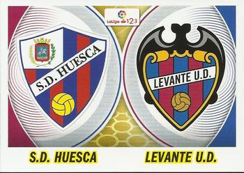 2016-17 ESTE Spanish Liga - LaLiga 2 #5 Escudos Huesca / Levante Front