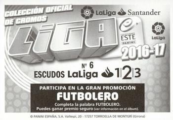 2016-17 ESTE Spanish Liga - LaLiga 2 #6 Escudos Lugo / Mallorca Back