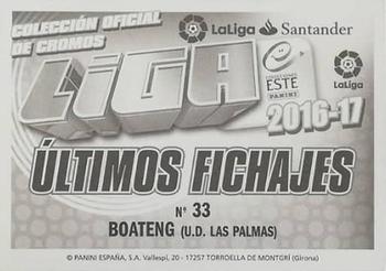 2016-17 ESTE Spanish Liga - Últimos Fichajes #33 Kevin-Prince Boateng Back