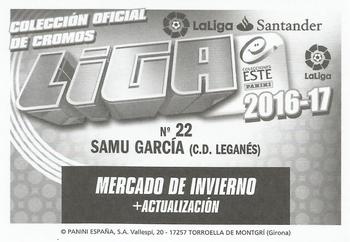 2016-17 ESTE Spanish Liga - Mercado de Invierno #22 Samu Garcia Back