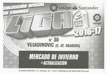 2016-17 ESTE Spanish Liga - Mercado de Invierno #30 Nikola Vujadinovic Back