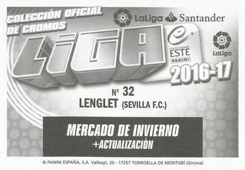 2016-17 ESTE Spanish Liga - Mercado de Invierno #32 Clement Lenglet Back