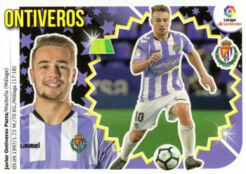 2018-19 Panini LaLiga Santander Este Stickers - Valladolid #14A Javier Ontiveros Front