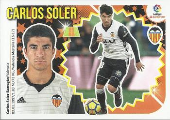 2018-19 Panini LaLiga Santander Este Stickers - Valencia #11 Carlos Soler Front