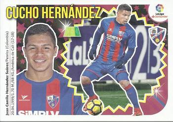 2018-19 Panini LaLiga Santander Este Stickers - SD Huesca #16 Cucho Hernandez Front
