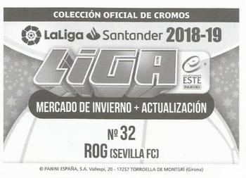 2018-19 Panini LaLiga Santander Este Stickers - Mercado de Invierno + Actualización #32 Marko Rog Back