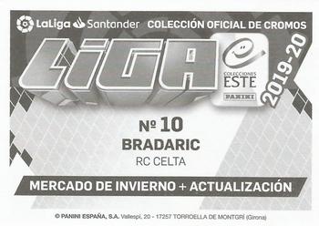 2019-20 Panini LaLiga Santander Este Stickers - Mercado de Invierno #10 Filip Bradaric Back