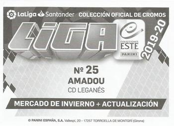 2019-20 Panini LaLiga Santander Este Stickers - Mercado de Invierno #25 Ibrahim Amadou Back