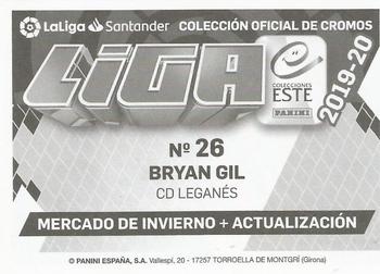 2019-20 Panini LaLiga Santander Este Stickers - Mercado de Invierno #26 Bryan Gil Back