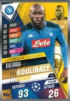 2019-20 Topps Match Attax 101 #DD1 Kalidou Koulibaly Front