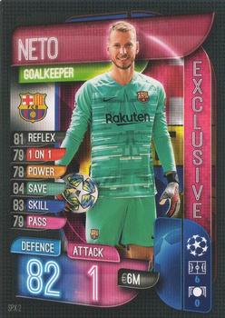 2019-20 Topps Match Attax UEFA Champions League International - Exclusive #SPX2 Neto Front