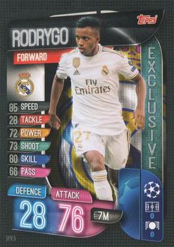 2019-20 Topps Match Attax UEFA Champions League International - Exclusive #SPX5 Rodrygo Front