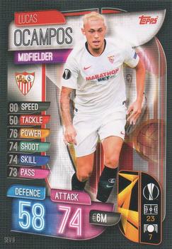 2019-20 Topps Match Attax UEFA Champions League International - Spain & Portugal Edition #SEV9 Lucas Ocampos Front