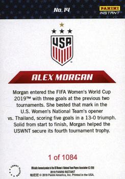 2019 Panini Instant FIFA Women's World Cup Champions #14 Alex Morgan Back