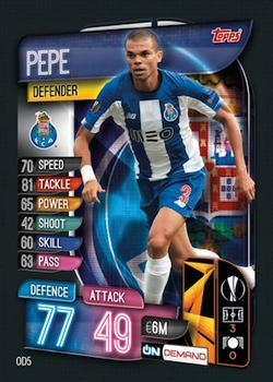 2019-20 Topps On-Demand Match Attax UEFA Champions League #OD5 Pepe Front
