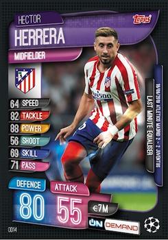 2019-20 Topps On-Demand Match Attax UEFA Champions League #OD14 Hector Herrera Front