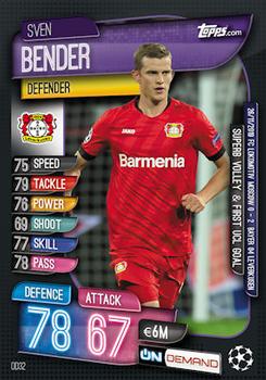 2019-20 Topps On-Demand Match Attax UEFA Champions League #OD32 Sven Bender Front