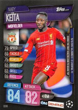 2019-20 Topps On-Demand Match Attax UEFA Champions League #OD38 Naby Keita Front