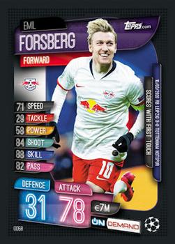 2019-20 Topps On-Demand Match Attax UEFA Champions League #OD58 Emil Forsberg Front