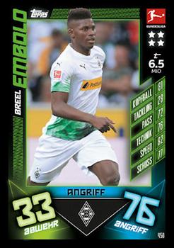 2019-20 Topps Match Attax Bundesliga Action #456 Breel Embolo Front