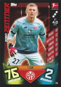 2019-20 Topps Match Attax Bundesliga Extra #649 Robin Zentner Front