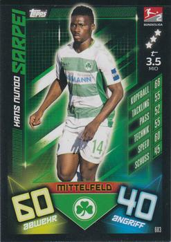 2019-20 Topps Match Attax Bundesliga Extra #683 Hans Nunoo Sarpei Front